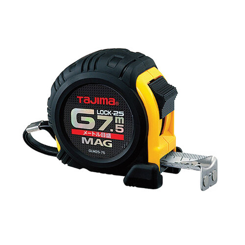 타지마 GLM25-75 G그립 자석 줄자 안전자동 7.5M