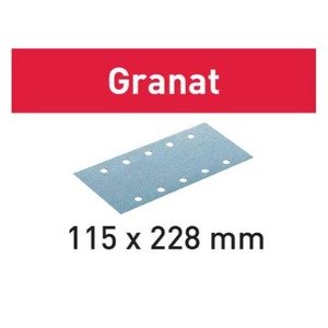 페스툴 FESTOOL 연마 시트 STF 115X228 P120 GR/100 Granat 498947